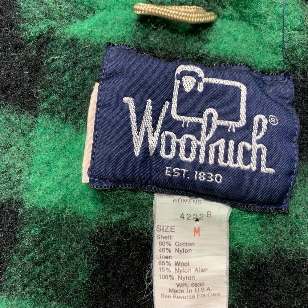 Vintage LL Bean Woolrich Baxter State Park hooded wool lined jacket - Picture 3 of 16